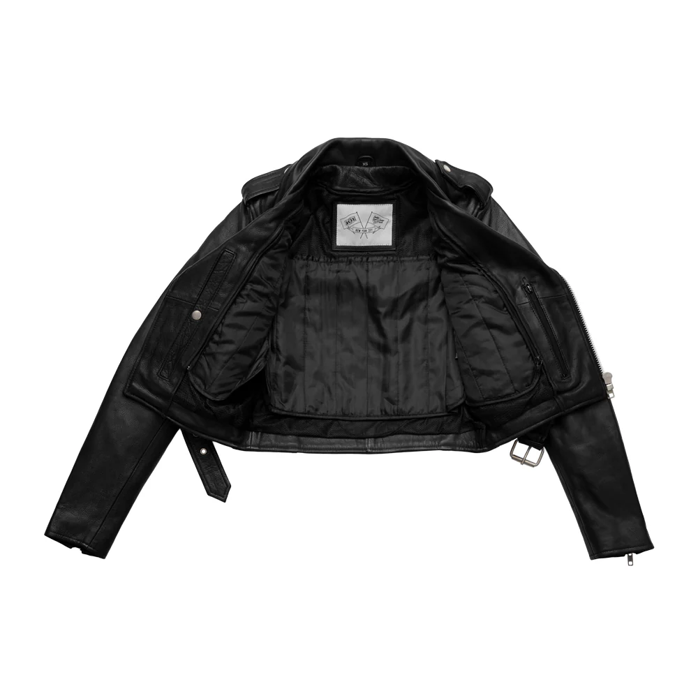 Imogen - Women's Motorcycle Leather Jacket - Image 3
