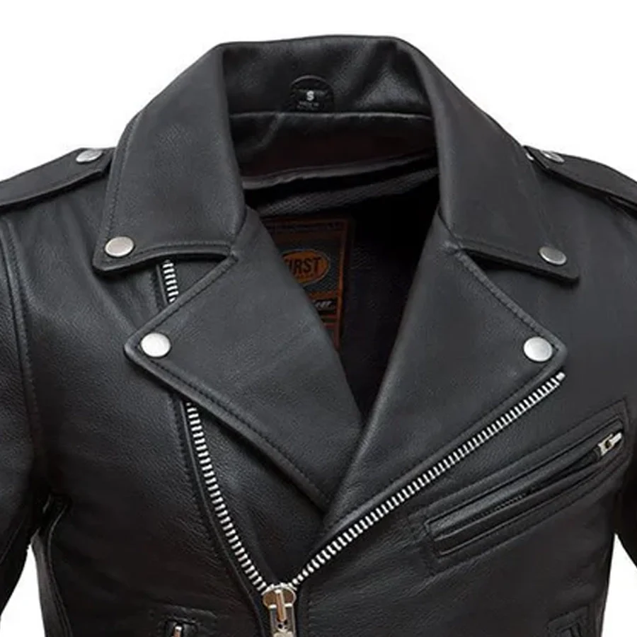 Rockstar - Women's Motorcycle Leather Jacket - Image 3