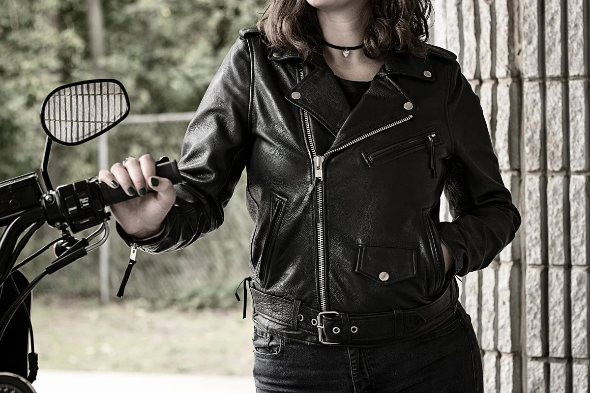 Rockstar - Women's Motorcycle Leather Jacket - Image 6